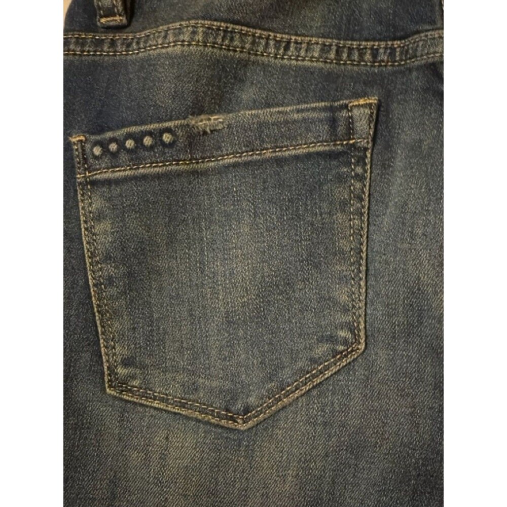 BLANKNYC The Micro Straight Leg Crop Jeans Happy Dust Distressed Womens 26 NWT - Picture 9 of 12
